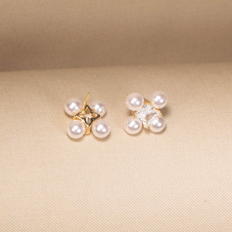 Quad Pearl Radiance Earrings