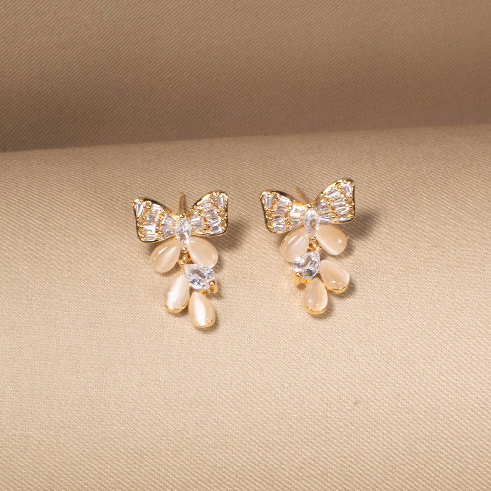 Sweet Ribbon Drop Earrings