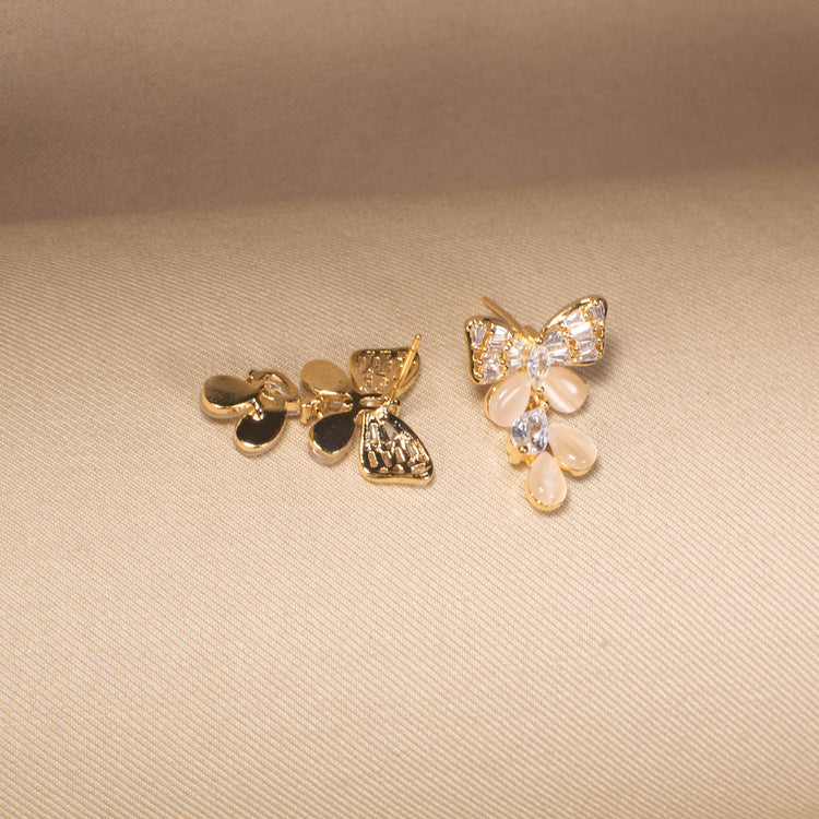 Sweet Ribbon Drop Earrings