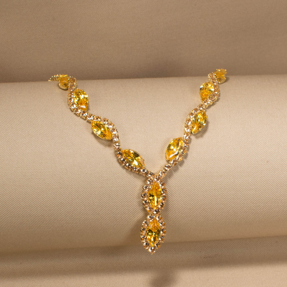 Golden Sunshine Radiance Necklace Set