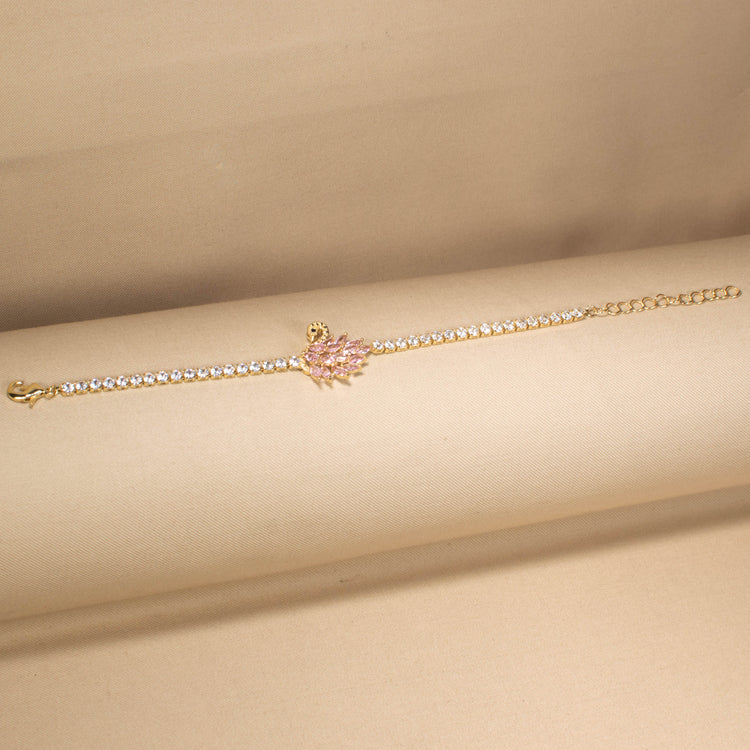 Graceful Swan Serenade Bracelet