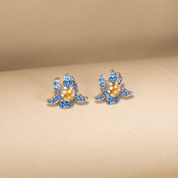 Azure Petal Earrings