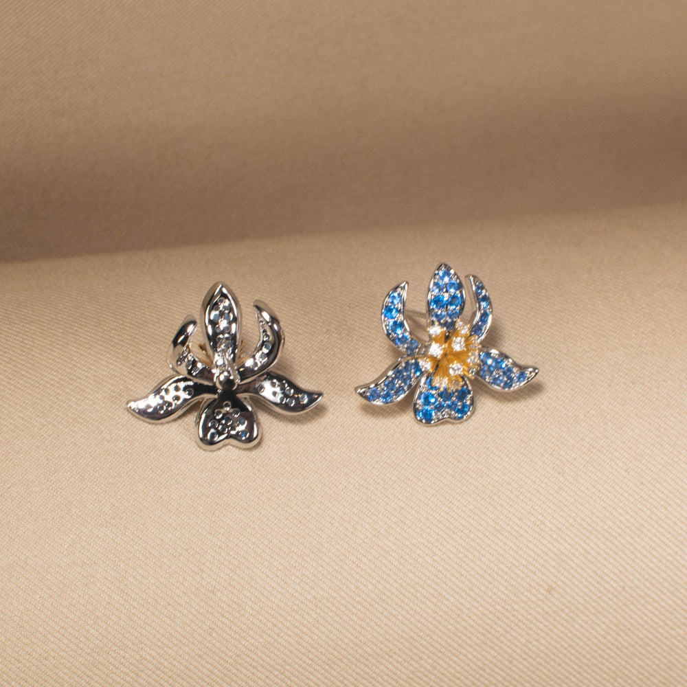 Azure Petal Earrings