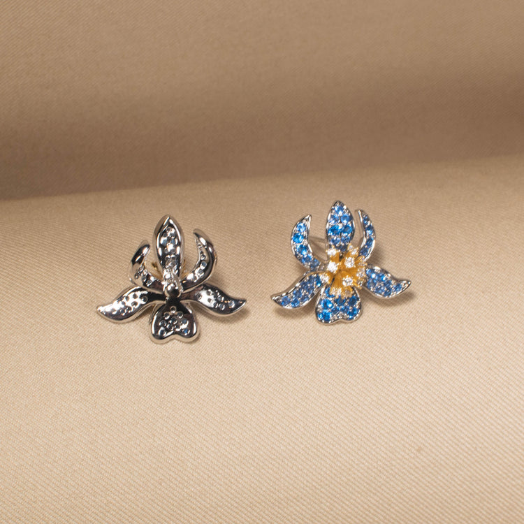 Azure Petal Earrings