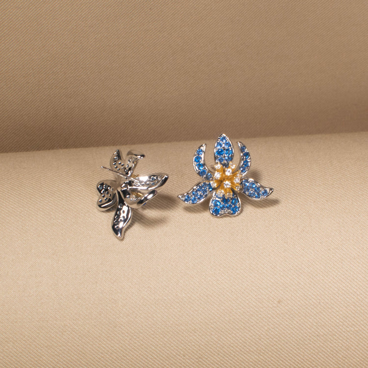 Azure Petal Earrings