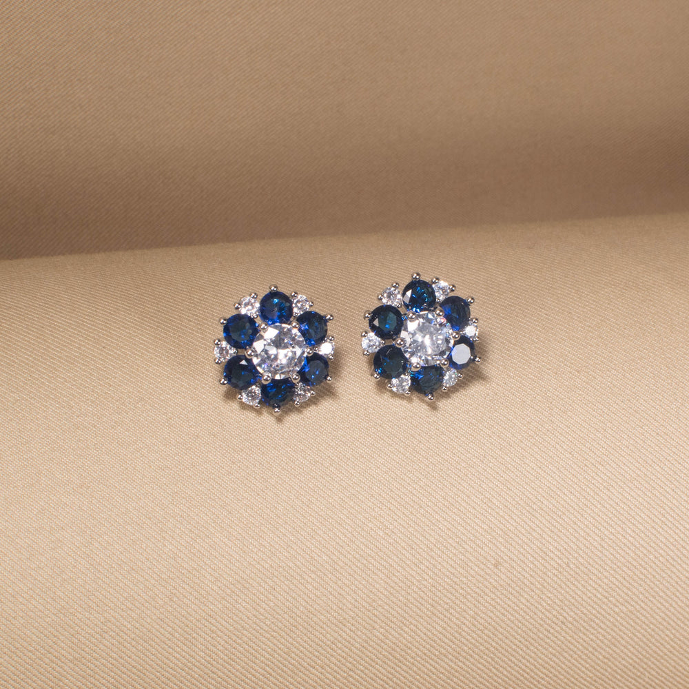 Royal Blue Floret Studs