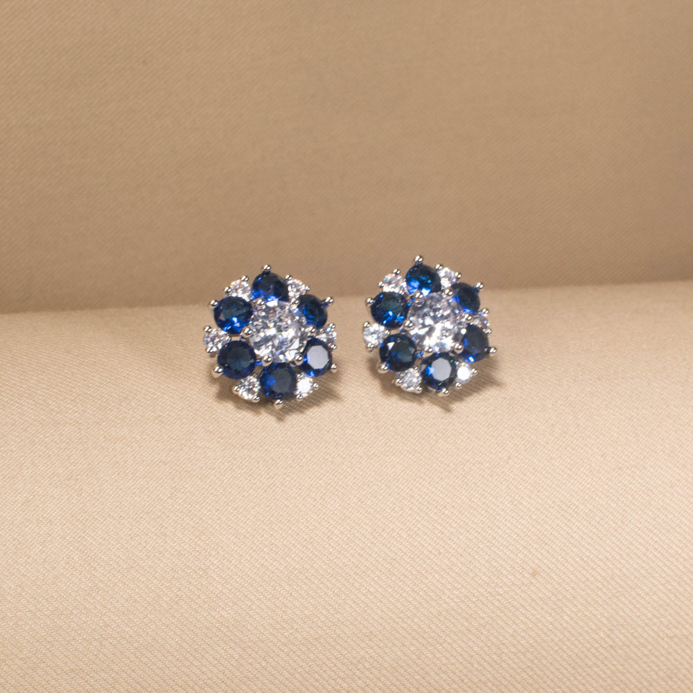 Royal Blue Floret Studs