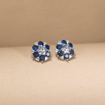 Royal Blue Floret Studs