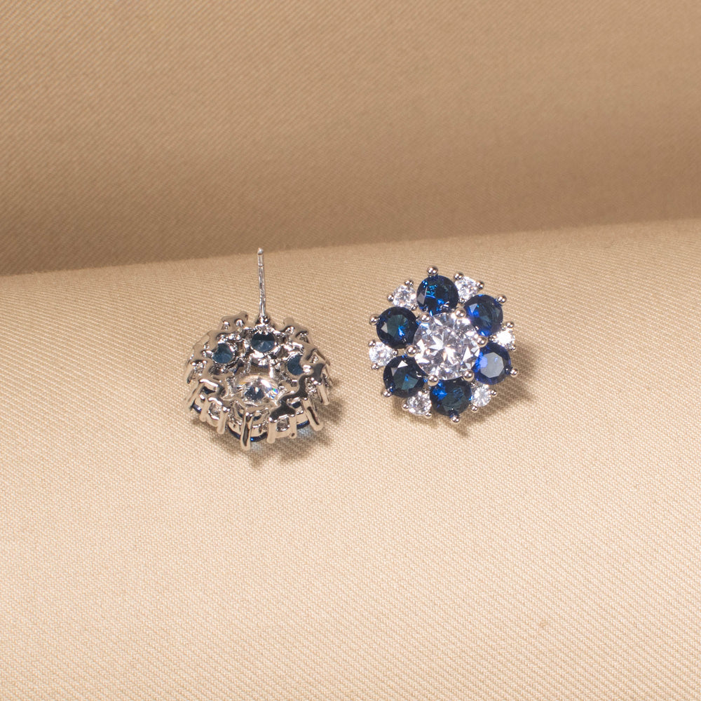 Royal Blue Floret Studs