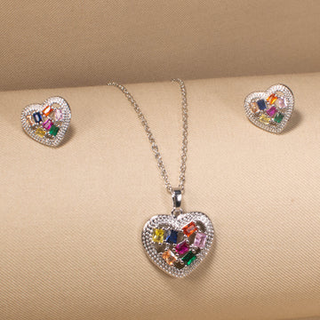 Kaleidoscope Love Pendant Set