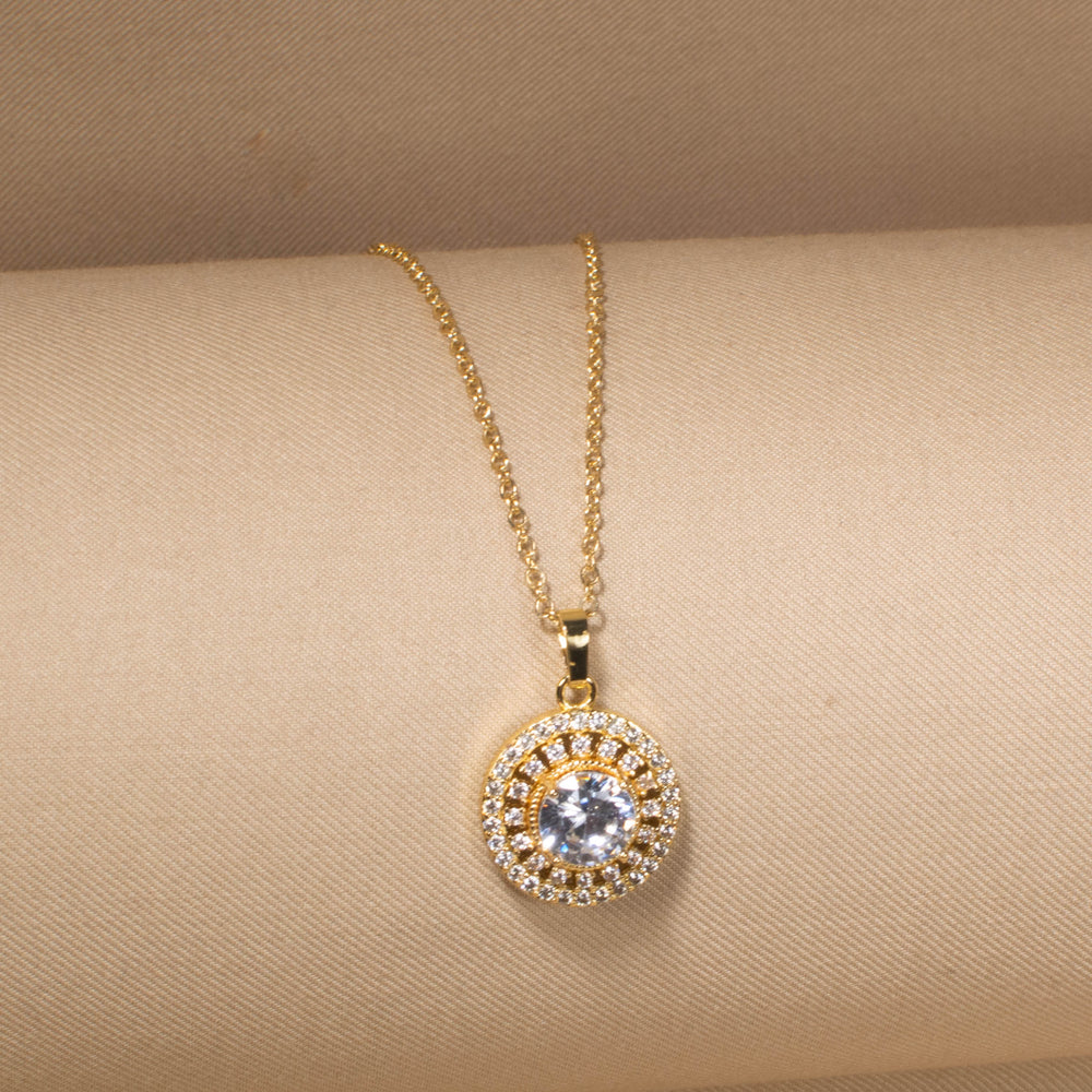 Celestial Solitaire Pendant Set