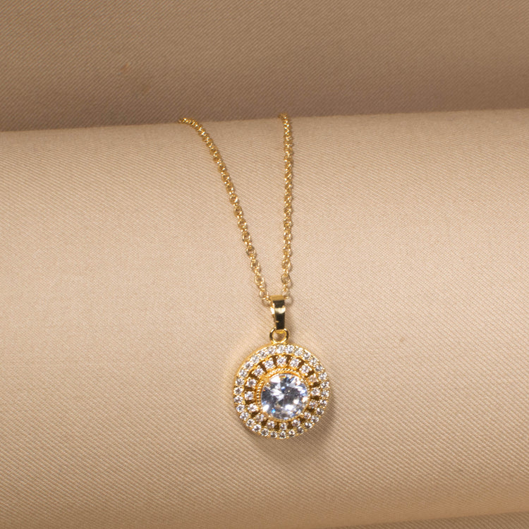 Celestial Solitaire Pendant Set