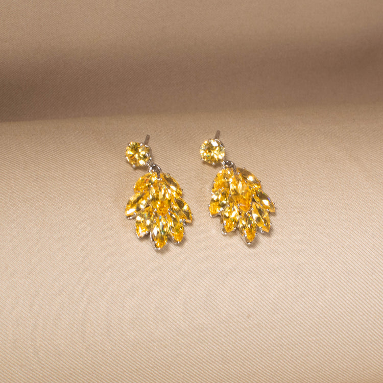 Amber Sunshine Chandelier Set