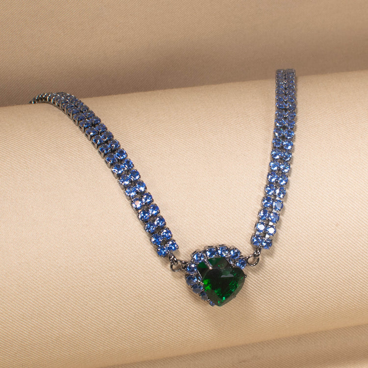 Northern Lights Heart Necklace Set