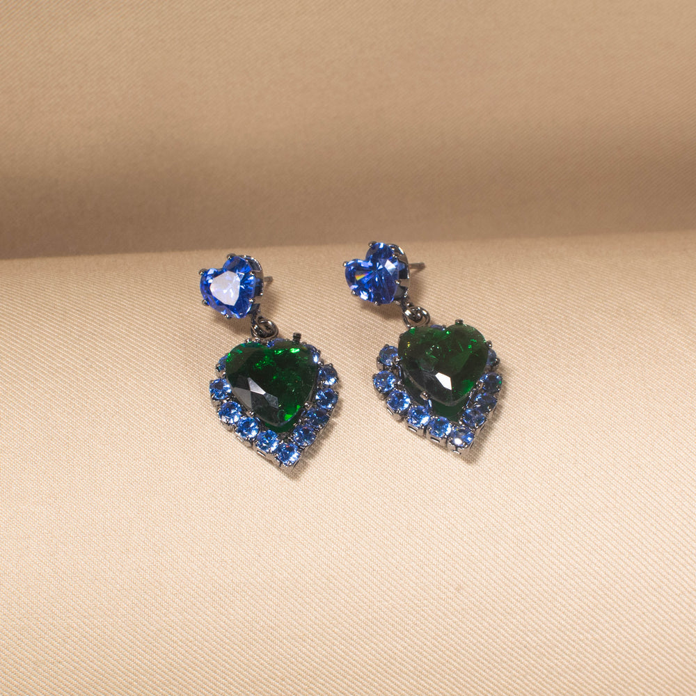 Northern Lights Heart Necklace Set