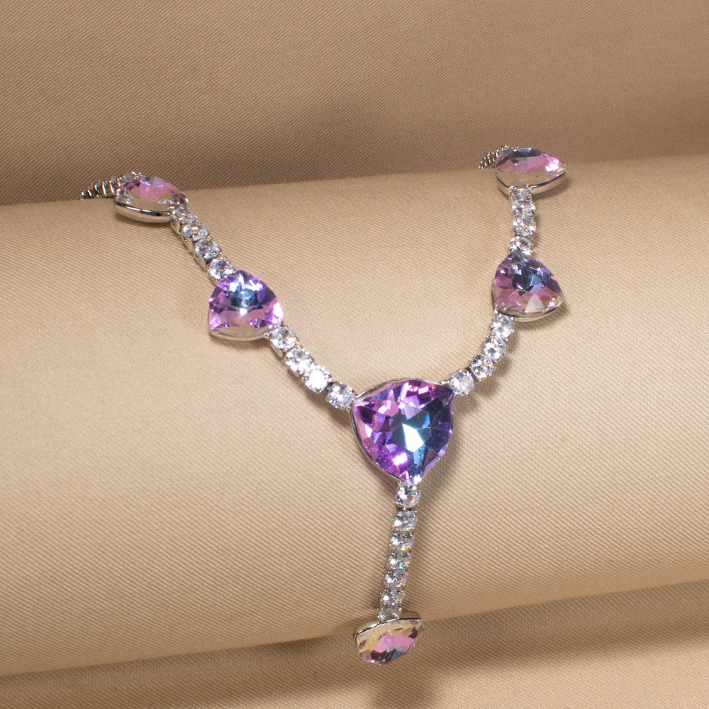 Amethyst Romance Y-Necklace Set