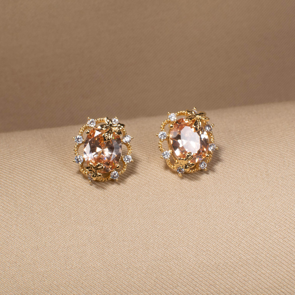 Champagne Cluster Pendant Set