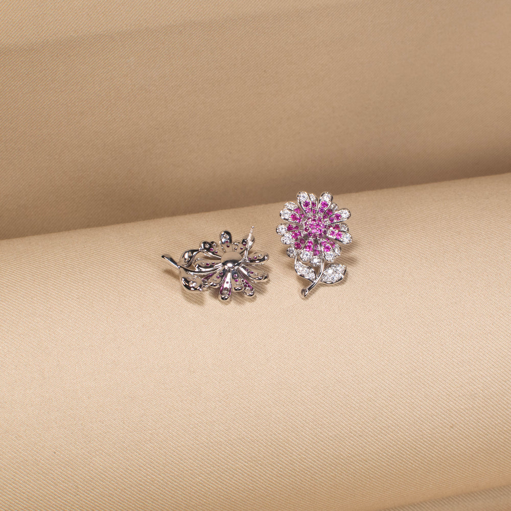 The Pink Petal Symphony Earrings