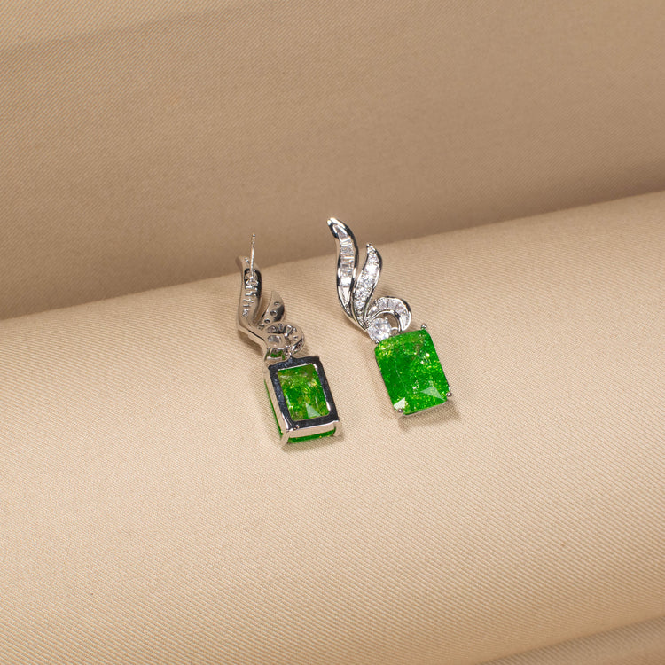 Verde Winged Elegance Earrings
