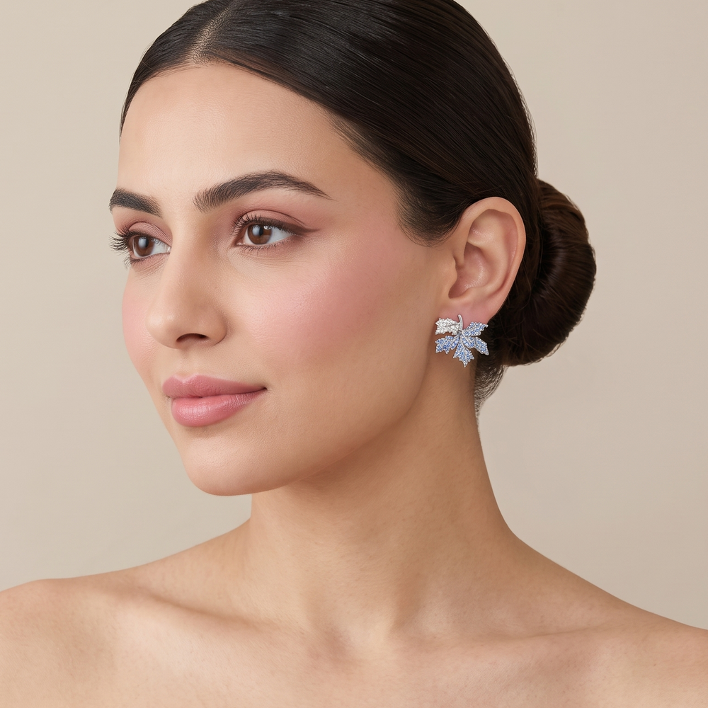 Frosty Maple Earrings