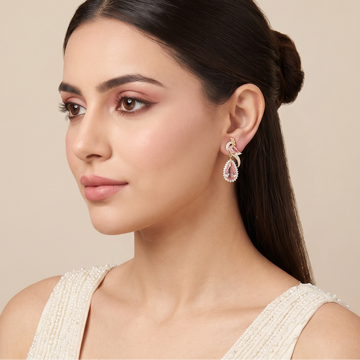 Pink Champagne Kiss Earrings