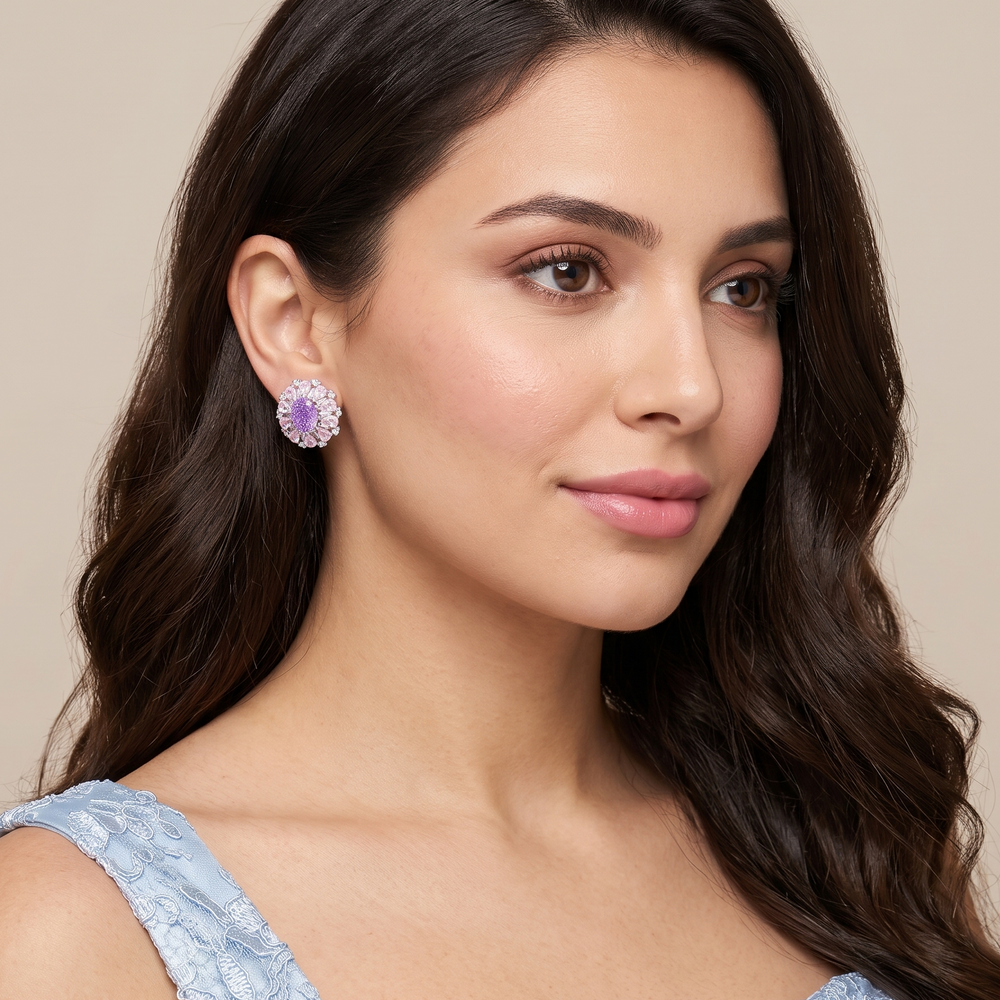 The Lavender Haze Studs