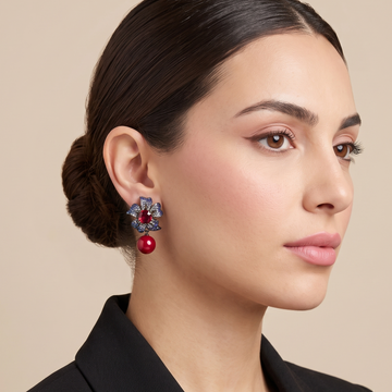Scarlet Flora Earrings