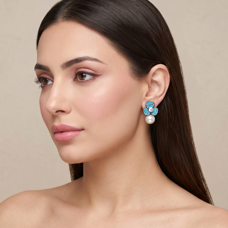 Bubbly Turquoise Drop
