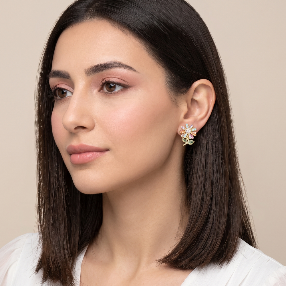 The Polly Pastel Blossom Earrings