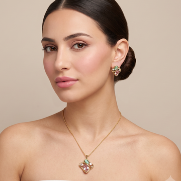 Tavia Pendant Set  - Edgy Collection