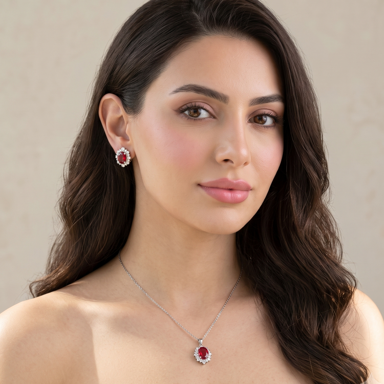 The Heart of Passion Pendant Set