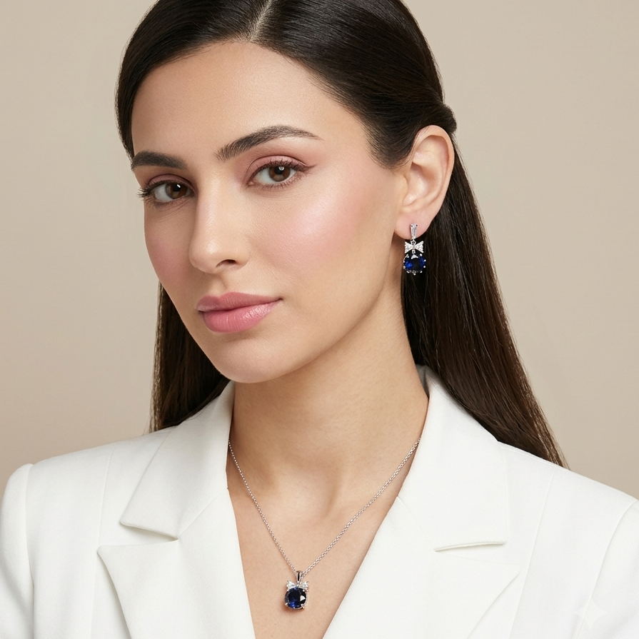 Royal Knot Pendant Set