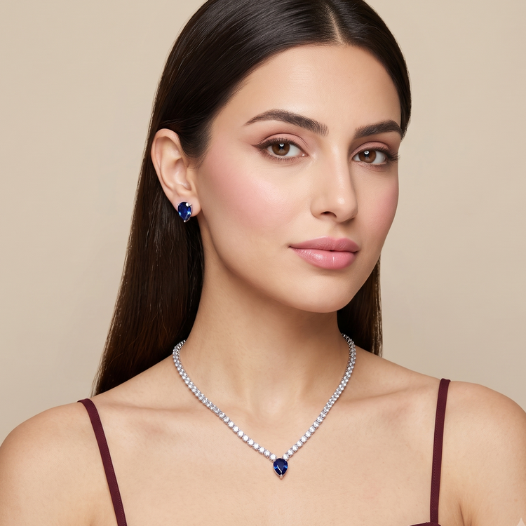 Cassia Necklace Set - Glitterati Collection