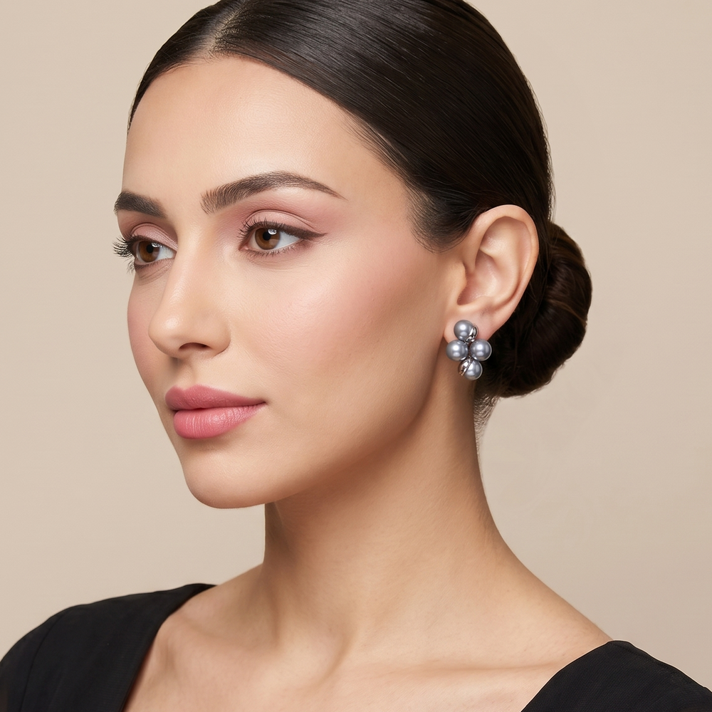 Mabel Studs - Grey