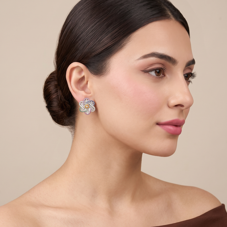 Spectrum Starburst Earrings