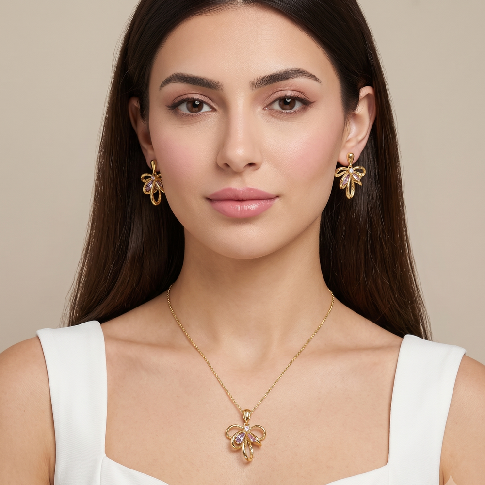 Arabella Bow Sparkle Set
