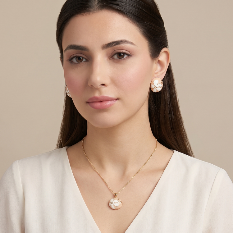 Avela Pendant Set - Pink - Nature Collection