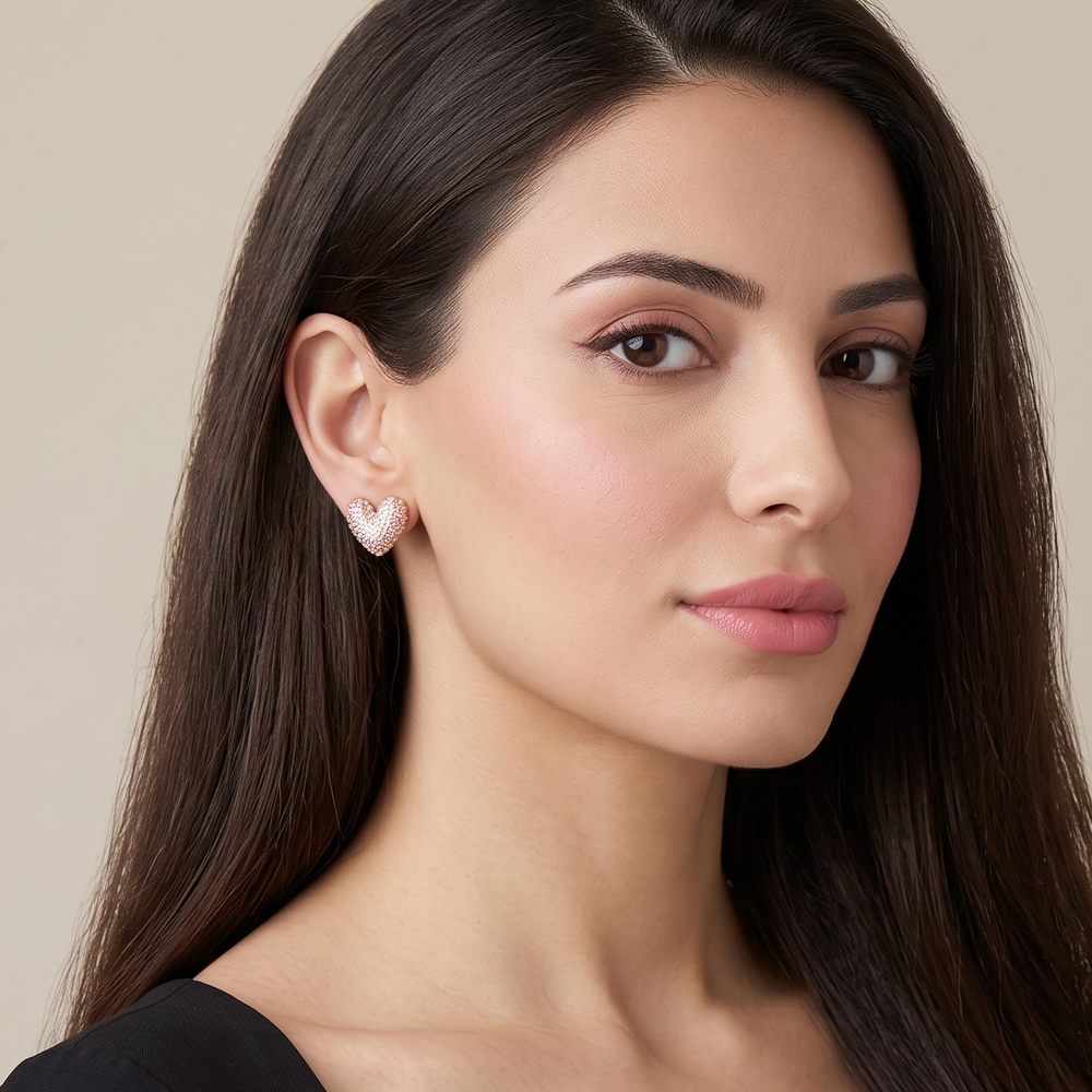 Blush Sweetheart Studs
