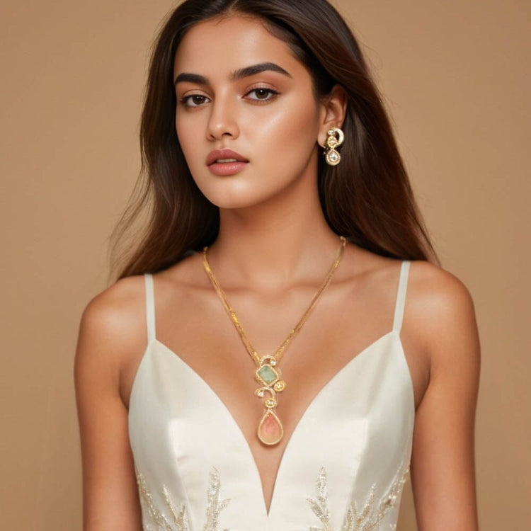 Aarvika Pendant Set - Pratha Collection