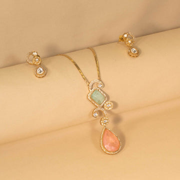 Aarvika Pendant Set - Pratha Collection