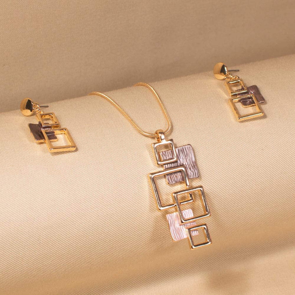 Adley Set Pendant Set-Edgy Collection