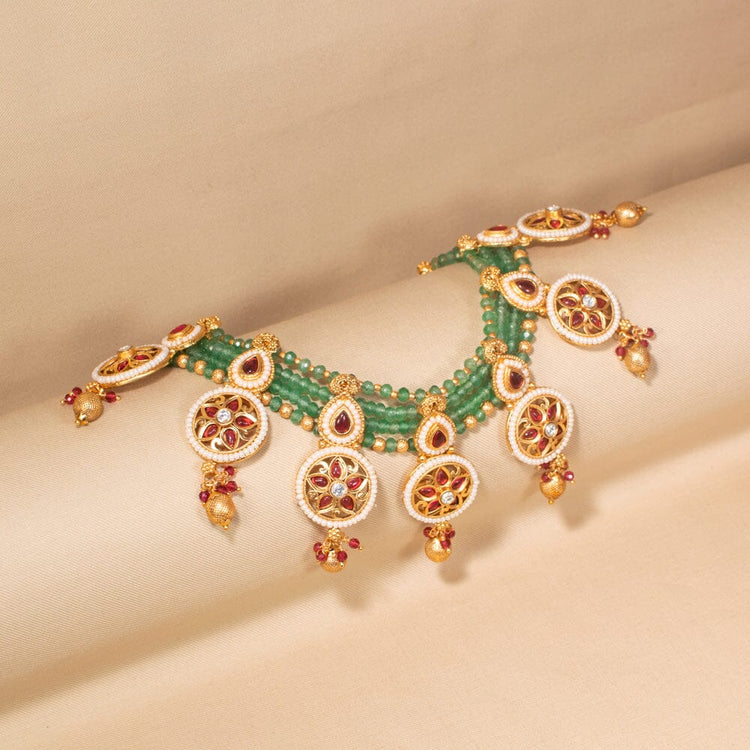 Aishwarya Premium Necklace Set-Sparsh Collection