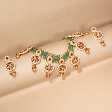 Aishwarya Premium Necklace Set-Sparsh Collection