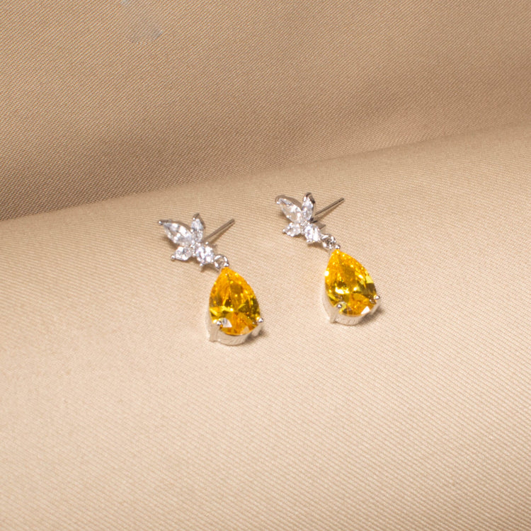 Amber Haze Sparkle Necklace Set