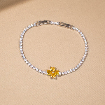 Amber Lucky Charm Bracelet