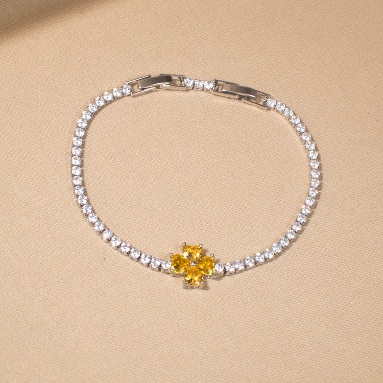 Amber Lucky Charm Bracelet