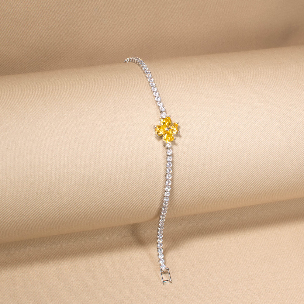 Amber Lucky Charm Bracelet