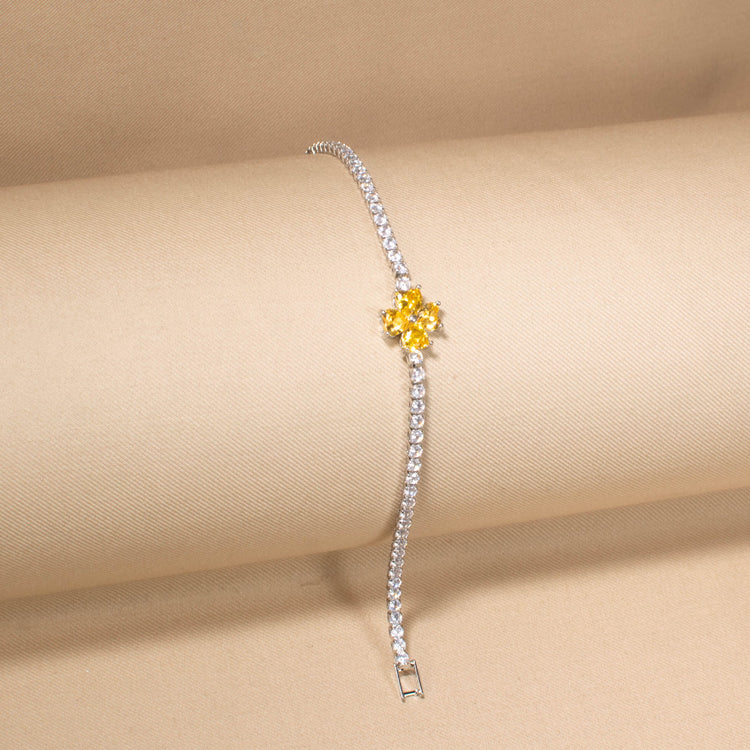 Amber Lucky Charm Bracelet