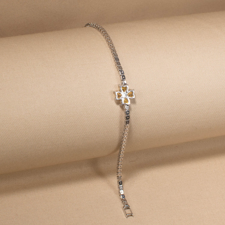Amber Lucky Charm Bracelet