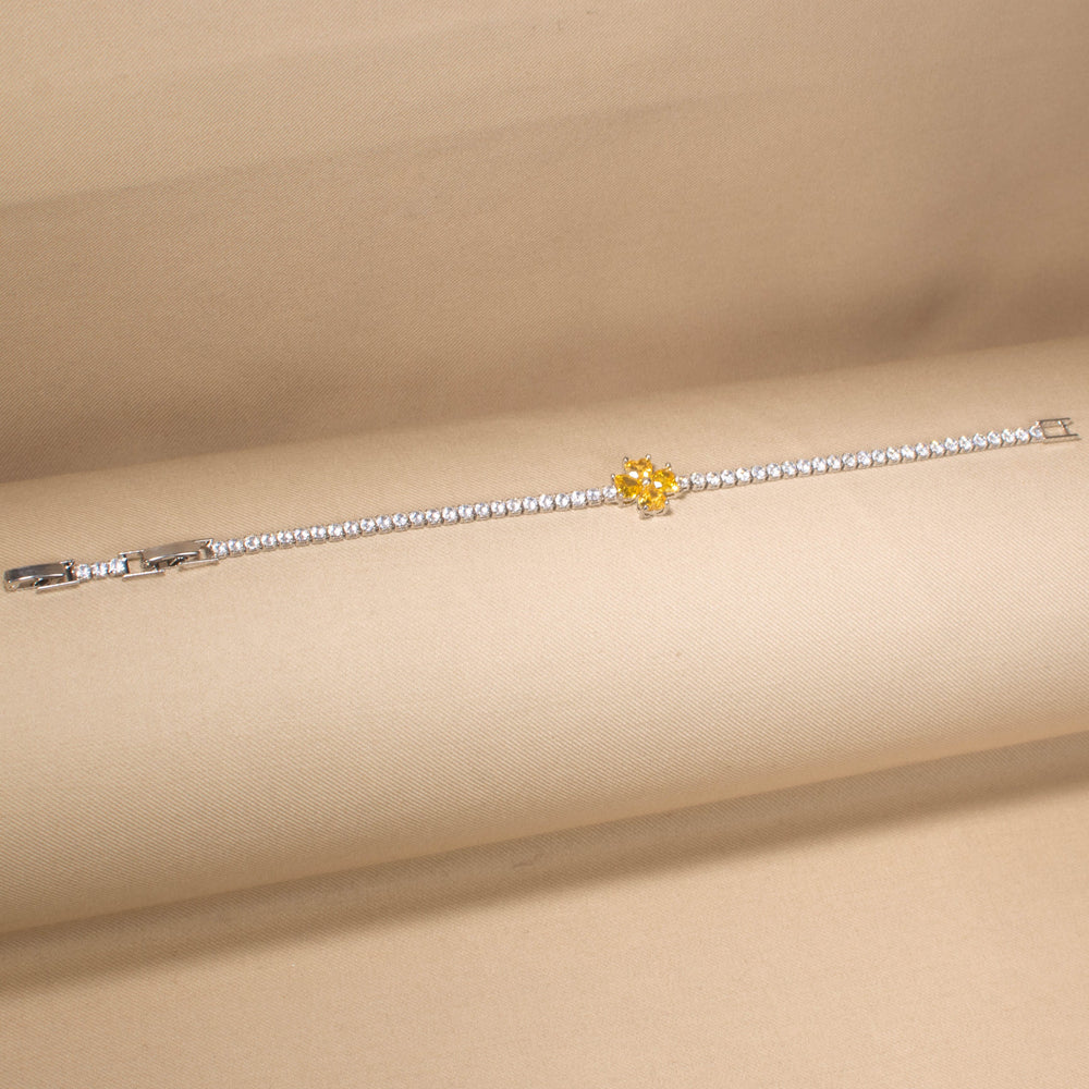 Amber Lucky Charm Bracelet